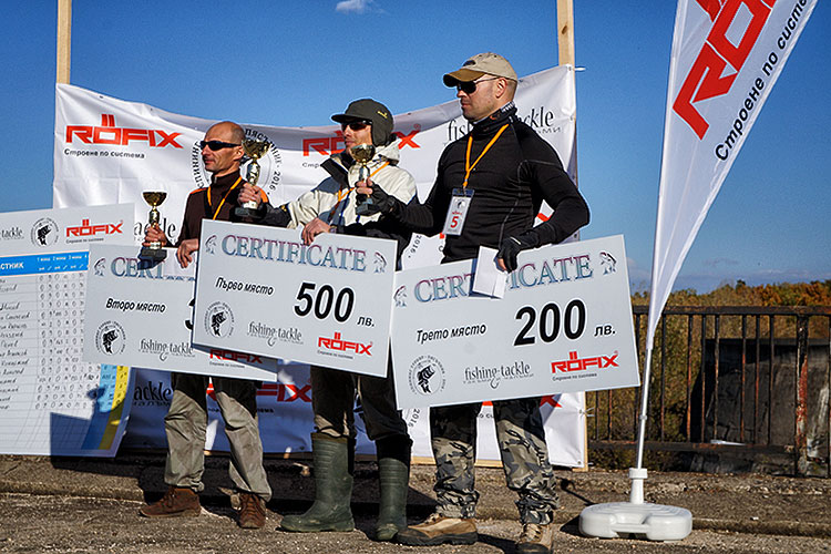 Победителите от спининг турнир - Пясъ§ник 2016