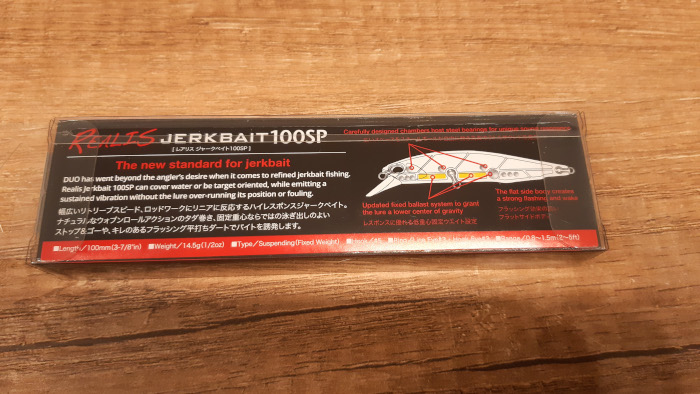 Realis Jerkbait 100SP - утежнение
