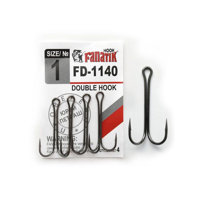 Двойни куки за джиг FD-1140 Double размер #1 Двойни куки за джиг FD-1140 Double размер #1