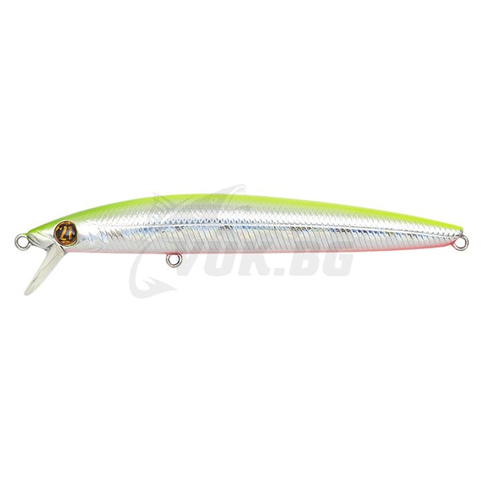 Marionette Minnow 108SP-SR в цвят A62 Crash Fresh Chartreuse Silver Marionette Minnow 108SP-SR в цвят A62 Crash Fresh Chartreuse Silver