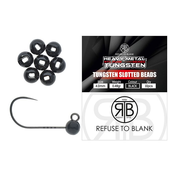 RTB Tungsten Beads Black - 5.5мм 1.18 грама RTB Tungsten Beads Black - 5.5мм 1.18 грама