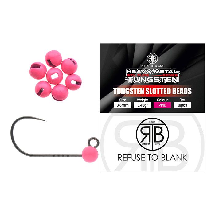 RTB Tungsten Beads Pink - 4мм 0.48 грама RTB Tungsten Beads Pink - 4мм 0.48 грама