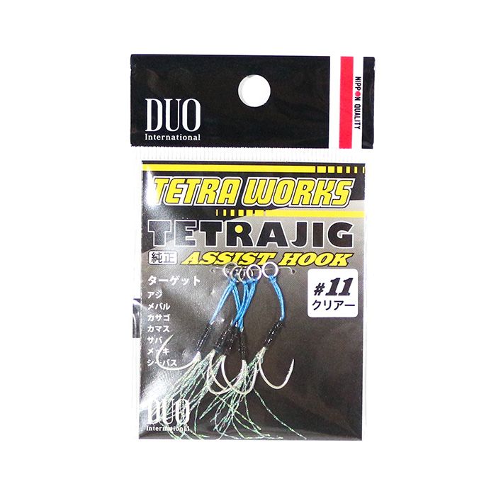 Асист куки Tetra Jig Assist Hook TW-SC (единична с прозрачно ламе)