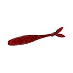 Realis V-Tail Shad 4 - F003 Clear Red Pepper