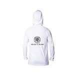 RTB UV Long Sleeve Hoodie UPF 50+ White - M