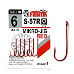Fanatik S-57 Mikro Jig Red размер #6 - червени