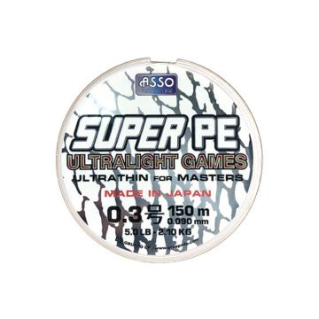 ASSO Super PE Ultralight Games - #0.3 / 0.090mm ASSO Super PE Ultralight Games - #0.3 / 0.090mm