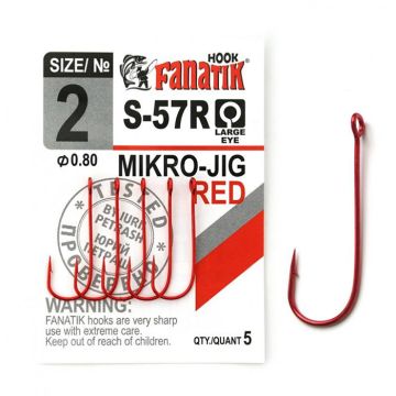 Fanatik S-57 Mikro Jig Red размер #2 - червени