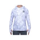 RTB UV Long Sleeve Hoodie UPF 50+ Light Camo Grey - Слънцезащитна блуза